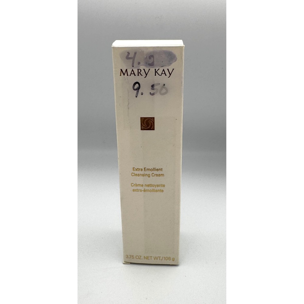 Vintage Mary Kay Extra Emollient Cleansing Cream 3.75 oz New In Marred Box